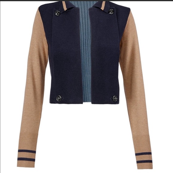 Cabi “School/Letterman” Cardigan. Multi Color, size small. - Picture 4 of 11